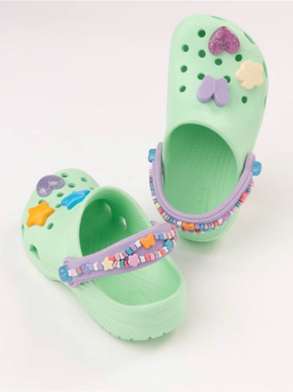 Crocs Classic Summer Camp Clog -Toddler - Neo Mint